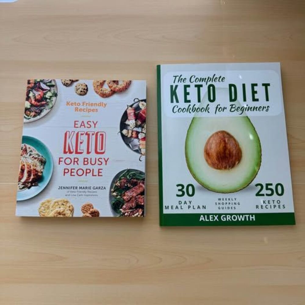 Keto Diet Cookbook Set 2 Books Ketogenic Low Carb Recipes